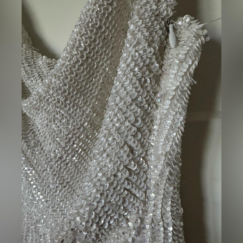 Retrofete Katya Dress in Moonglow White XS - new with flaws - Picture 8 of 12